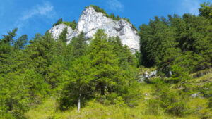 Priveliste in Cheile Zanoagei Mari
